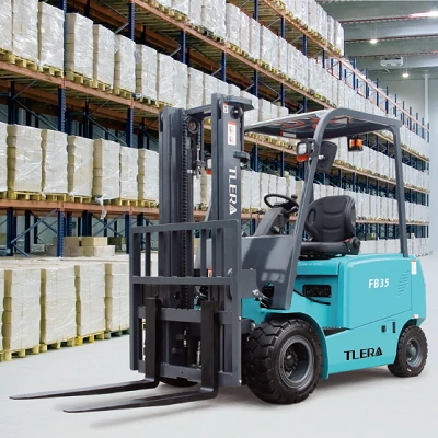 E-serien 3,5 tonn Li-ion batteri gaffeltruck