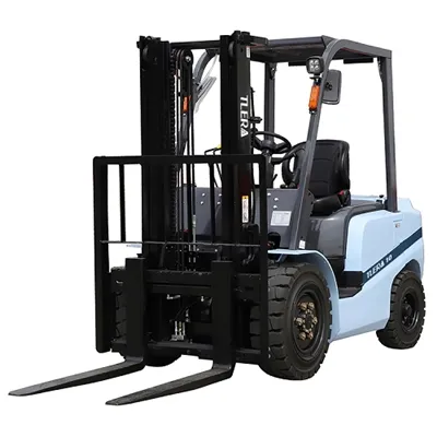 Bruksfordelen med omnidireksjonell gaffeltruck på trange steder